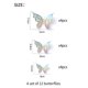 thumbnail image 1 of 12 Piezas De Decoración De Pared Con Mariposas Huecas En 3D, 3 Tamaños, Decoración Con Mariposas, Mariposas Talladas Huecas, Diseño Exquisito, Decoraciones Para Tartas De Fiesta, 1 of 6
