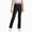 Black, variant on Girls Wide Leg Pants Kids Elastic High Waist Dress Pants Slacks Fall Winter Clothes 5-6 Years,Black NIEWTR
