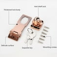 thumbnail image 6 of SEFUONI Door Locks Hasp for Latch Keyed Hasp Locks Twist Knob Keyed Locking Hasp Safety Packlock Clasp Hasp Lock for Latch with, 6 of 19