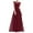 Claret, variant on Lovskoo 2024 Cocktail Dresses for Women Evening Party Lace Patchwork Trendy Temperament Solid Color Short Sleeve Maxi Dress Beige