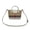 Lvory White, variant on NCY Mini Vintage Plaid purse handbags for women Small adjustable structured satchel purses Stiff canvas Genuine Leather
