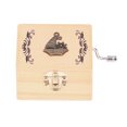 thumbnail image 4 of Caja de música con manivela de manoCaja de música con manivela manual, caja de música duradera con luz de velocidad de ritmo ajustable para decoración capaz para regalo de cumpleaos, 4 of 8