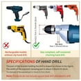 thumbnail image 4 of Square Hole Drill Bit Adapter, Stainless Steel Mortising Attachment for Drill Press, Tenon Drill Bits Fixing Bracket Power Tool Accessory for Drill Machines, Easy Installation and Disassembly,, 4 of 8