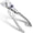 Silver, variant on WORKPRO 4" Mini Adjustable Pliers Wrench, Parallel Jaws, Anti-Rust Coating, Compact Tool for Tight Spaces