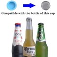 thumbnail image 3 of Tapa de botella de silicona creativa, tapa de botella de cerveza, tapa de botella de silicona circular reutilizable, utensilios de cocina, 12 Uds. oso de fresa Electrónica, 3 of 4