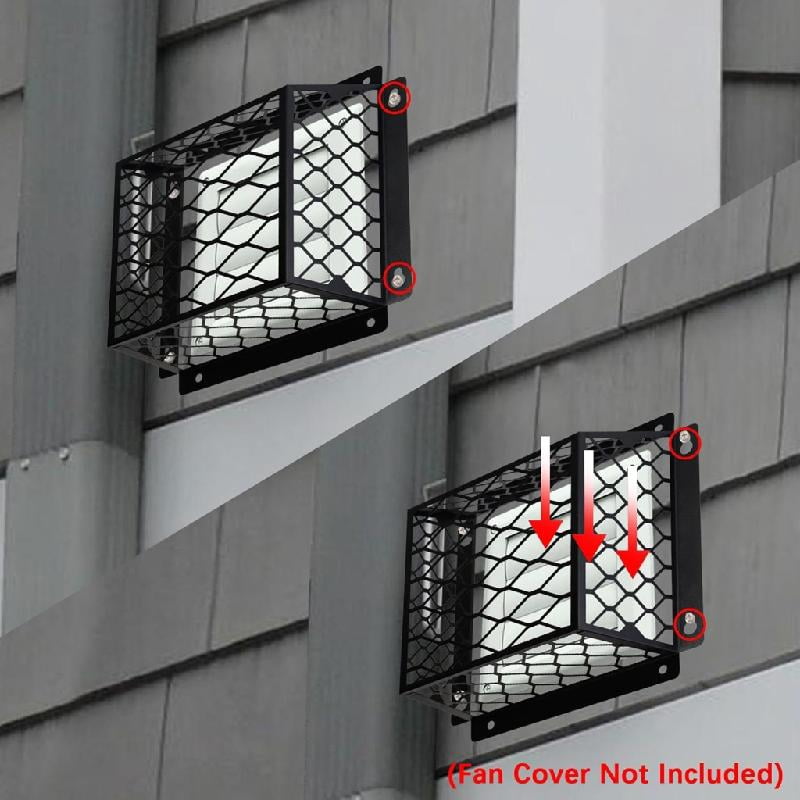 MOMOJIA 2Pcs Dryer Vents Bird Guard Drying Systems Protector Dryer Vents Covers Guard Carbon Steel Ventilation Bird Cage Endurin