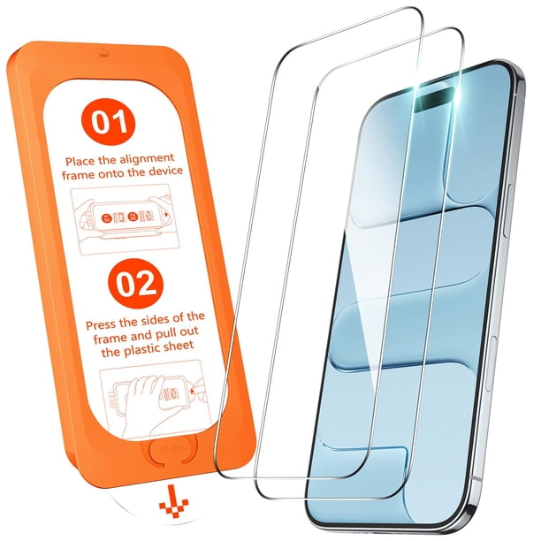 Protector de pantalla OMOTON para iPhone Air 17 con eliminación automática de polvo