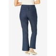 thumbnail image 2 of Woman Within Plus Size Stretch Built-In Slimming Panel Bootcut Jeans, 2 of 5