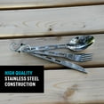 thumbnail image 3 of Nite Ize S-Biner SlideLock Stainless Steel - Secure Key Holder Carabiner with SlideLocks - Key & Keychain Organizer - Lockable Carabiner for Daily Use - 10lb Weight Rating -Size 2, Stainless (5 Pack), 3 of 6