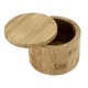 thumbnail image 1 of Caja de almacenamiento de bambú Totally Bamboo Salero con tapa giratoria magnética, sal grabada en la tapa, 1 of 5