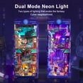 thumbnail image 2 of Kit Book Nook Tonecheer Cyber Punk Cyber City con luz LED, 2 of 8