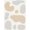 Beige, Pattern 9, variant on ODIKA 8'x10' Washable Area Rug Non-Shedding, Easy Care, Black Beige Geometric Abstract Design Elegant Contrast with Minimalist Curves for King Size Bedroom Under Bed, Master Suite