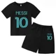 thumbnail image 3 of Nueva camiseta y pantalones cortos con estampado de Messi para niños y adolescentes, conjunto de 2 piezas, ropa de fútbol para niños y niñas, traje deportivo de moda de manga corta de verano, 3 of 5