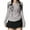 Gray, variant on Elippeo Women Y2K Fairy Grunge Long Sleeve Top Graphic Print Crop Top Tee Vintage Rhinestone Slim Fit Tee Shirt