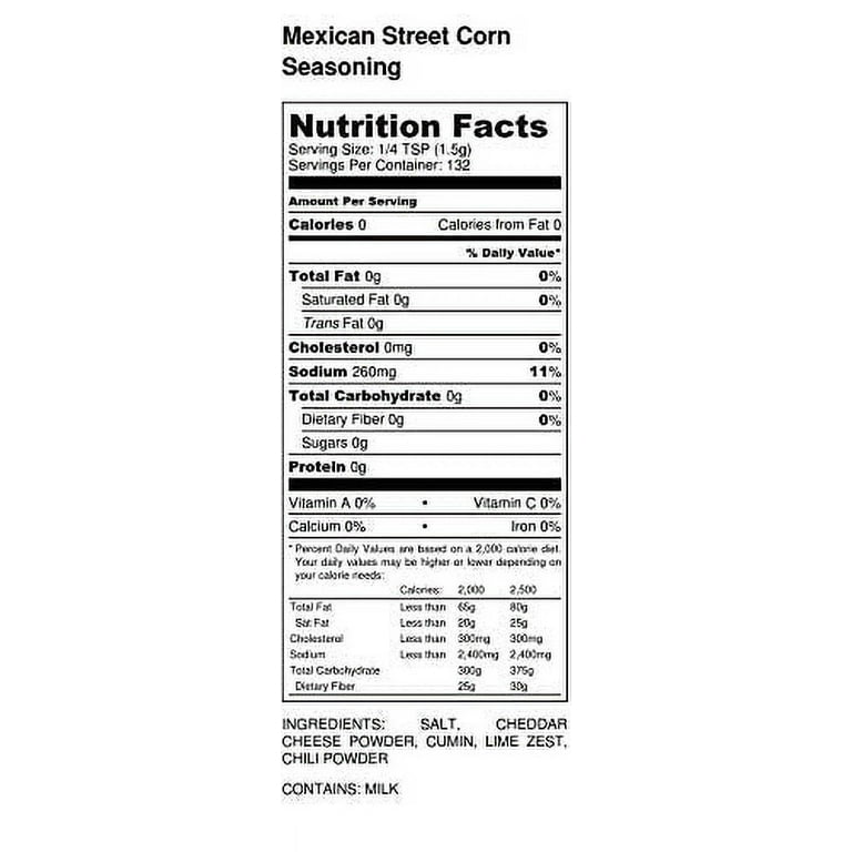  The Spice Lab Mexican Street Corn Seasoning – 5 oz Shaker Jar  - All Natural Elote Seasoning for Mexican Corn, Vegan Street Corn & Chili -  Savory Popcorn Seasoning –