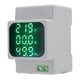 thumbnail image 2 of Medidor De Energía Multifunción, 0-120A 10-99.9Hz Medidor De Energía En Riel DIN Digital Intuitivo Para Equipos De Automatización, 2 of 7