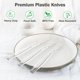 thumbnail image 3 of Cuchillos desechables de plástico Dealusy 360 unidades sin BPA, 3 of 7