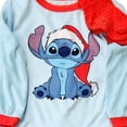 thumbnail image 2 of Disney Toddler Boys Blue Stitch 3-Piece Christmas Holiday Pajama Set 3T, 2 of 2