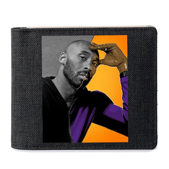 Wallet Kobes Bryants Blacks Mambas Anime Personajes Slim BiF