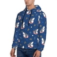 thumbnail image 2 of Hoodies for Men - Cartoon Cute Shark Swim Ring Long Sleeve Comfrt Men'S Fashion Hoodies & Sweatshirts, Sweatshirts for Men Hoodies Pullover Clothing Clothes with Pouch, 2 of 7