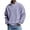 Purple, variant on Men Jackets Winter Zip Up Casual Solid Color Tops Loose Fashion Comfortable Sweatshirt Outerwear