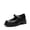 BLACK-PU, variant on Mary Jane Platform Shoes for Women Closed Toe Chunky Block Heel Cute Dress Shoes