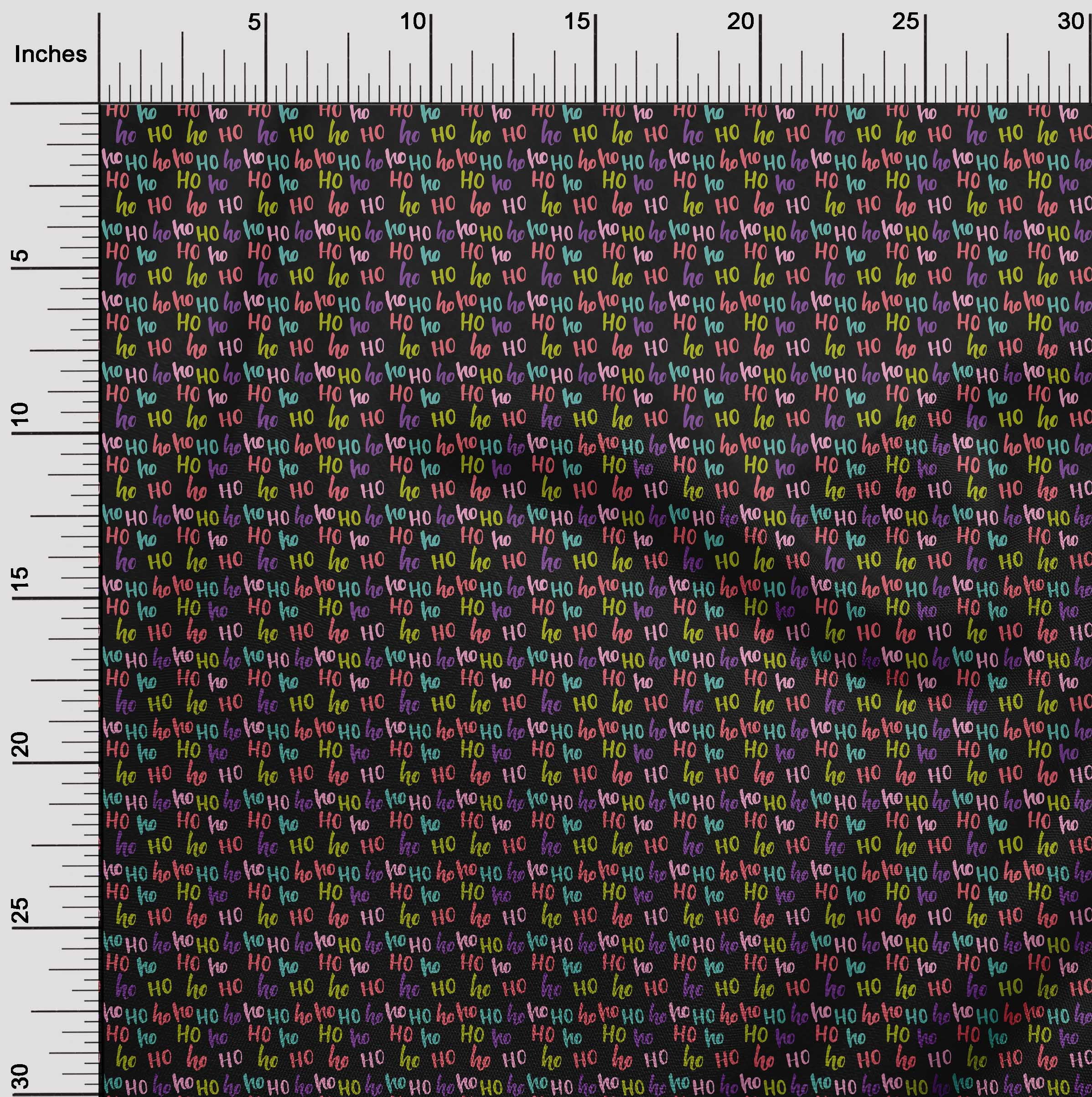 oneOone Cotton Silk Black Fabric Christmas Sewing Material Print Fabric By The Yard 42 Inch Wide