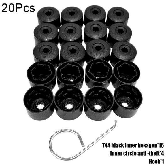 16 4 17MM Wheel Lug Nut Bolt Covers Caps For VW Golf Passat Jetta 2023 X0S4