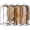 Crystal Clear-4 Pack, variant on Garment Bags for Hanging Clothes 40” Long, Ultra Clear Suit Bags for Closet Storage, Moving Organization, Travel Covers with 10" Gussets for Coat, Dress, Shirt and Sweater - 2 PCS