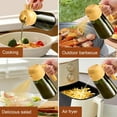 thumbnail image 6 of 1 Pc 470ml Light-Blocking Dark Oil Sprayer for Cooking, 2 in 1 Olive Oil Dispenser Bottle for Kitchen, Premium Dark Green Glass Oil Bottle, Food-Grade Oil Mister for Air Fryer, BBQ, Light Yellow, 6 of 9