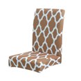 thumbnail image 2 of Neinkie Chair Covers for Dining Room - Stretch Chair Slipcovers for Decorative Seat Protector Armless Removable Washable Elastic Dinner Universal Spandex Solid Chair Slip Covers Set, 2 of 7