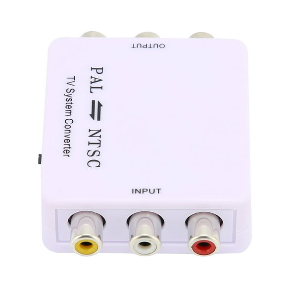 NTSC PAL Mutual Converter, Flexible Portable Safe PAL/NTSC Format Converter for VCRs for Video Monitors for DVD Players for Recorders for Camcorders