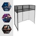 thumbnail image 2 of DJ Display Stand, DJ Event Booth Facade, Portable DJ Facade Booth Table, DJ Cont, 2 of 18