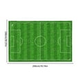 thumbnail image 3 of Floor Lamps for Living Room, Indoor/Outdoor Soft Grass Rug 100x200cm, Football Field Carpet Non-Slip Mat for Living Room Chairs Coffee Table, Green Polyester, 3 of 8