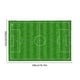 thumbnail image 3 of Alfombra suave de campo de fútbol ZJT250131492 | Alfombra de poliéster verde antideslizante para interior y exterior | Tapete de césped deportivo de 99 x 199 cm para sala de estar, dormitorio, mesa, 3 of 5