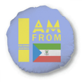 thumbnail image 1 of I Am From Equatorial Guinea Round Throw Pillow Home Decoration Cushion, 1 of 3