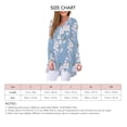 thumbnail image 2 of Camiseta De Mujer Con Cuello En V Camiseta De Mujer Camiseta De Mujer Suave Camiseta De Manga Larga Cuello En V Camiseta Femenina Estampado Floral Manga Larga Suave Transpirable ANGGREK Ocean Broad Surfboard Fins, 2 of 5
