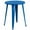 Blue, variant on Bowery Hill 35.5" Square Metal Dining Table in Black