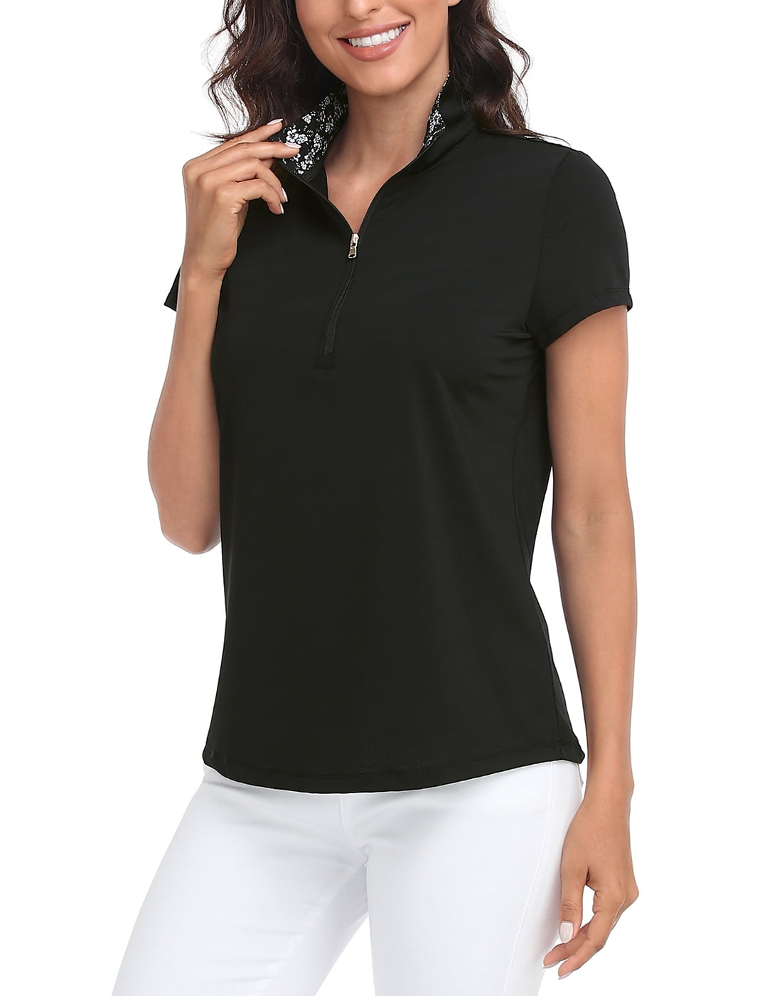 black polo shirt womens