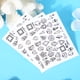 thumbnail image 3 of 3 hojas de pegatinas decorativas para uñas, autoadhesivas, 5D, grabado en relieve, calcomanías para manicura DIY, herramienta, 3 of 8