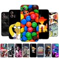 thumbnail image 2 of Funda Para Motorola Edge 30 5G fusion Edge30 neo De Silicona Suave Cubierta Trasera Protectora Negro Tpu Gato Lindo Patrón De Chica De Dibujos Animados, 2 of 4