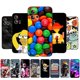 thumbnail image 2 of Funda de Silicona Suave Casa Fiesta para Motorola Edge 30 5G Negro Gato Lindo Patrón de Chica de Dibujos Animados, 2 of 4
