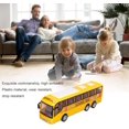 thumbnail image 5 of 12.5'' Yellow School Bus Toys Car Model for Kids, 1:30 Scale City Bus for Toddlers, DieCast Inertia Pull Back Play Buses Vehicle for Boys Girls, Birthday Party Gift for Children’s (Yellow), 5 of 8