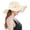 Beige, variant on Sun Visors Hats for Men Women Dress Hat Wide Leaf Flower Decor Bridal Shower Sun Cap Fashion Beach Golf Hat