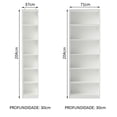 thumbnail image 3 of Kit Estante Librero Madesa 6908 y Organizador 6906 Blanco, 3 of 5