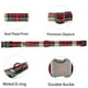 thumbnail image 2 of Collar para Perro Elegante Little Tail XL a Cuadros Rojos Ajustable 41-66 cm, 2 of 6