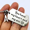 thumbnail image 2 of Llavero divertido personalizado You Have My Heart, regalo del Día de San Valentín para novio, pareja, regalo para novia, regalo travieso, 2 of 4