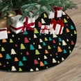 thumbnail image 3 of FMSHPON Cute Colors Christmas Tree Xmas Christmas Tree Skirt Stand Mat for Holiday Party Decoration Indoor Outdoor 36 inches, 3 of 3