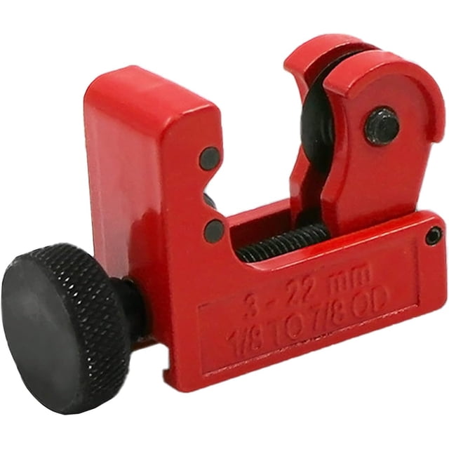 Mini cortador de tubos de cobre - Mini cortador de tubos ajustable para acero inoxidable fino para tubos de 1/8 pulgadas -7/8 pulgadas)/ (3-22 mm) OD)