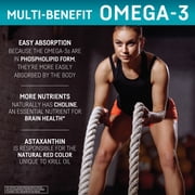 Kori Krill Superior Absorption Vs Fish Oil, Omega-3 Supplement for Heart, Brain, Joint, Eye, Skin & Immune Health, Softgels,120 Count